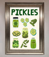 Pickle Lover Framed Wall Art print