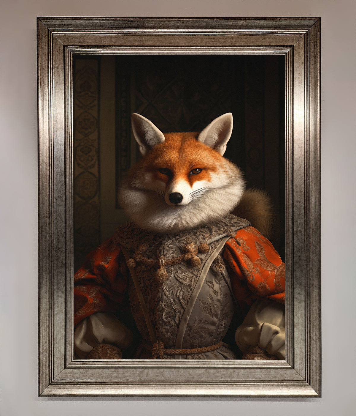 Renaissance Fox Framed Poster print