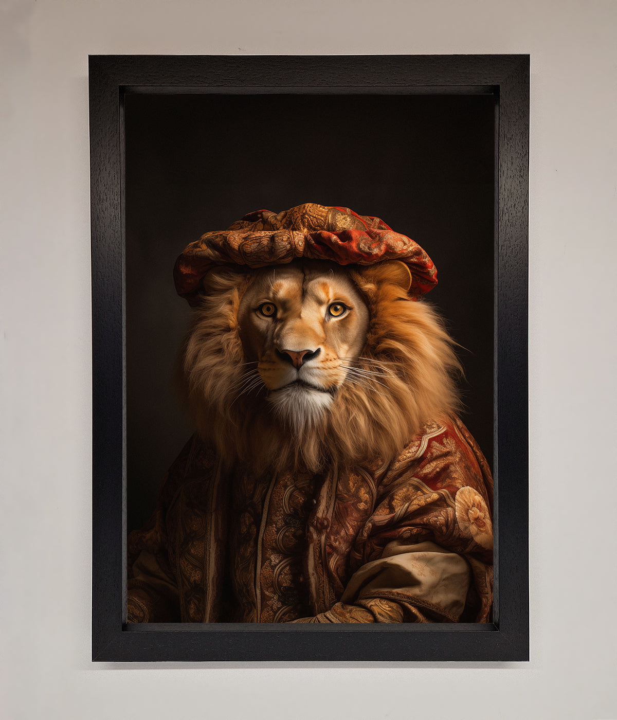 Renaissance Lion Framed Wall Art print