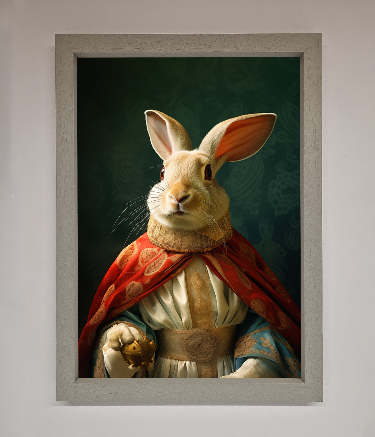 Renaissance Rabbit Framed Poster print