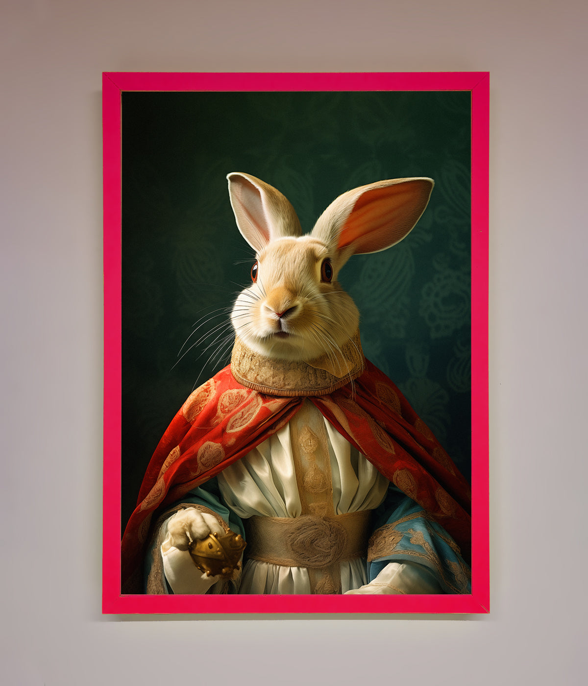 Renaissance Rabbit Framed Poster print