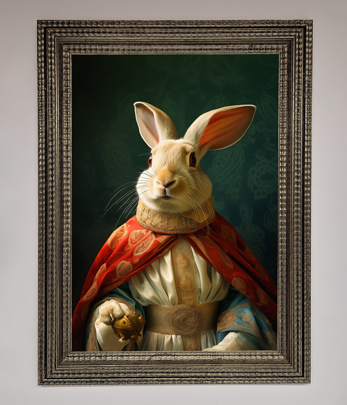 Renaissance Rabbit Framed Poster print