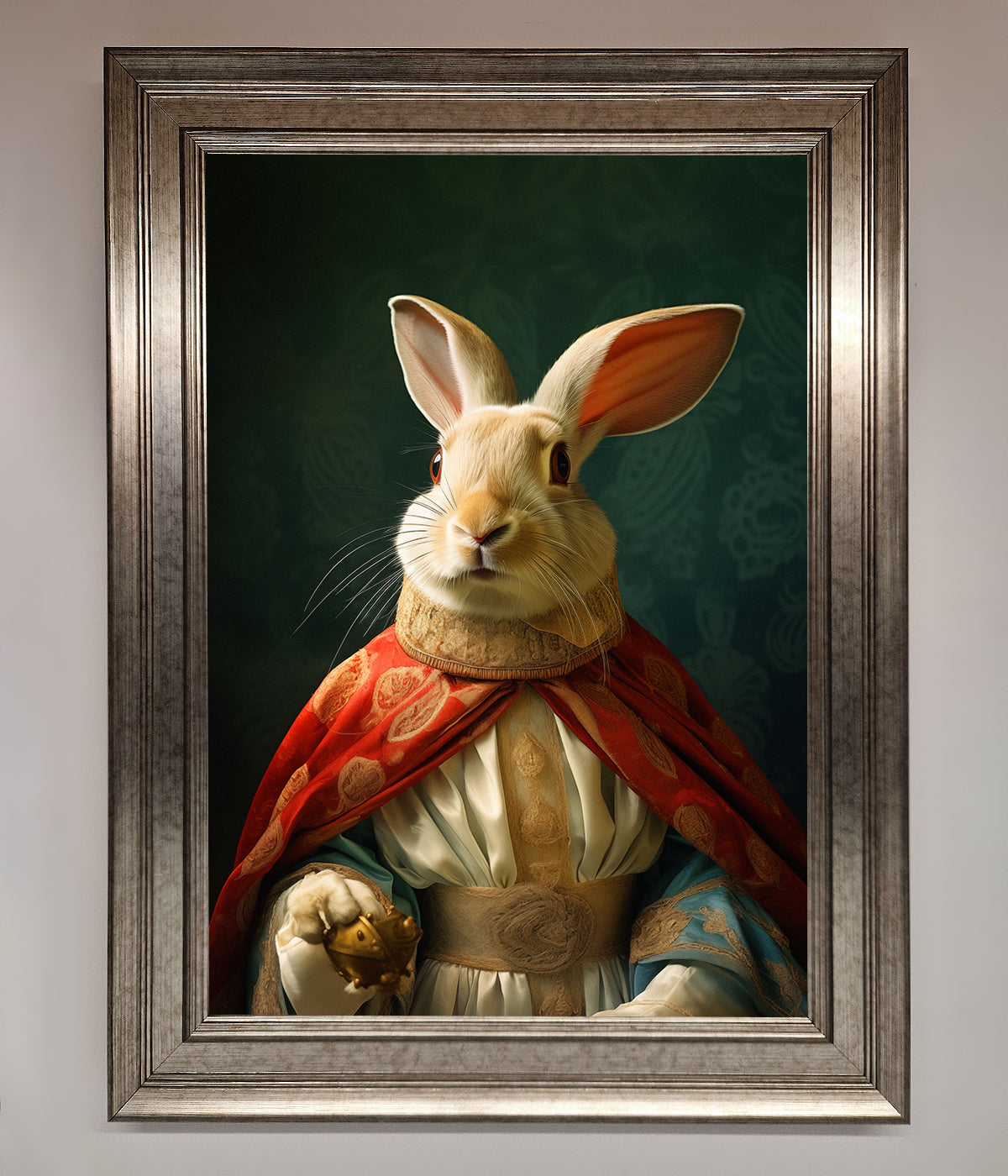 Renaissance Rabbit Framed Poster print