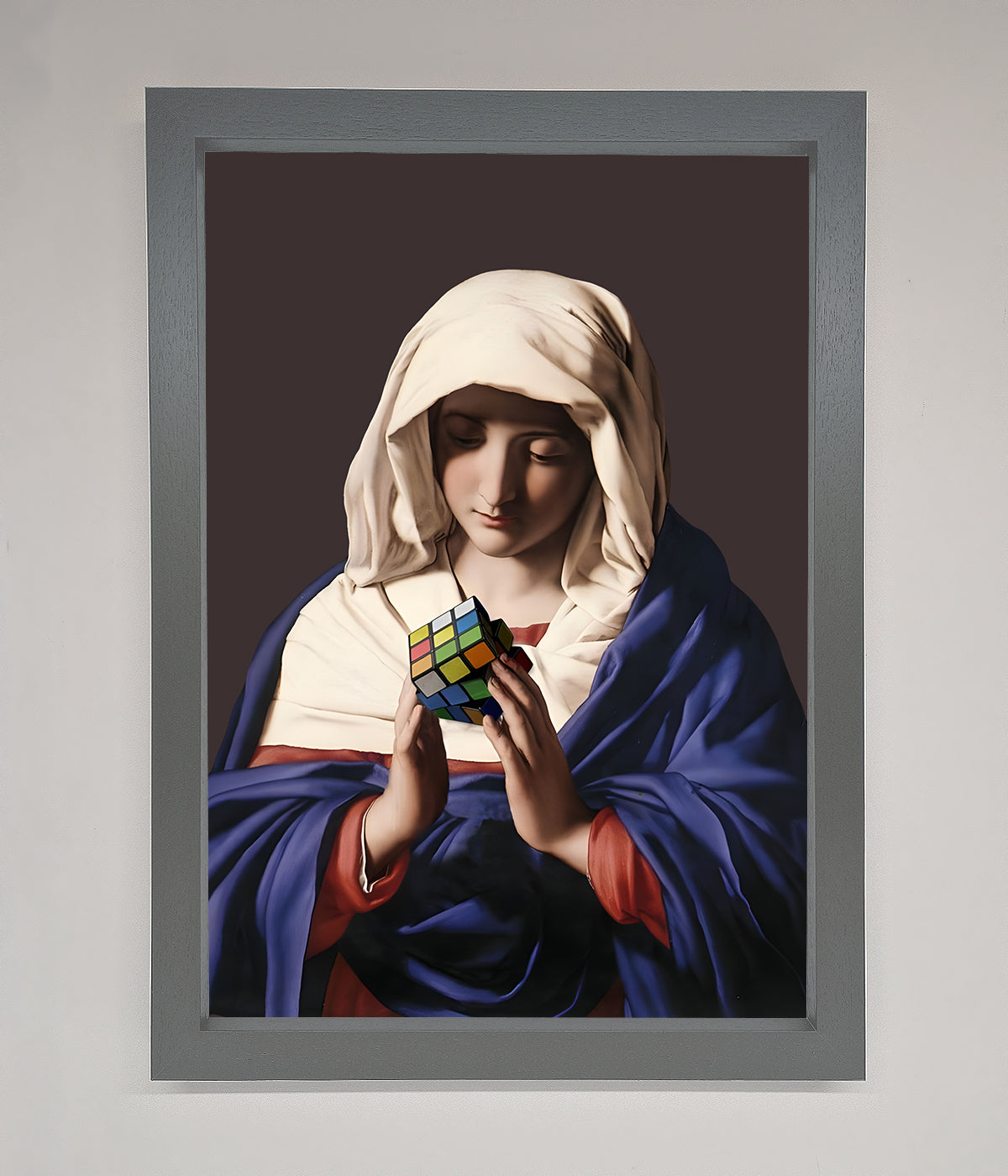 Renaissance Rubik Cube Framed Wall Art print