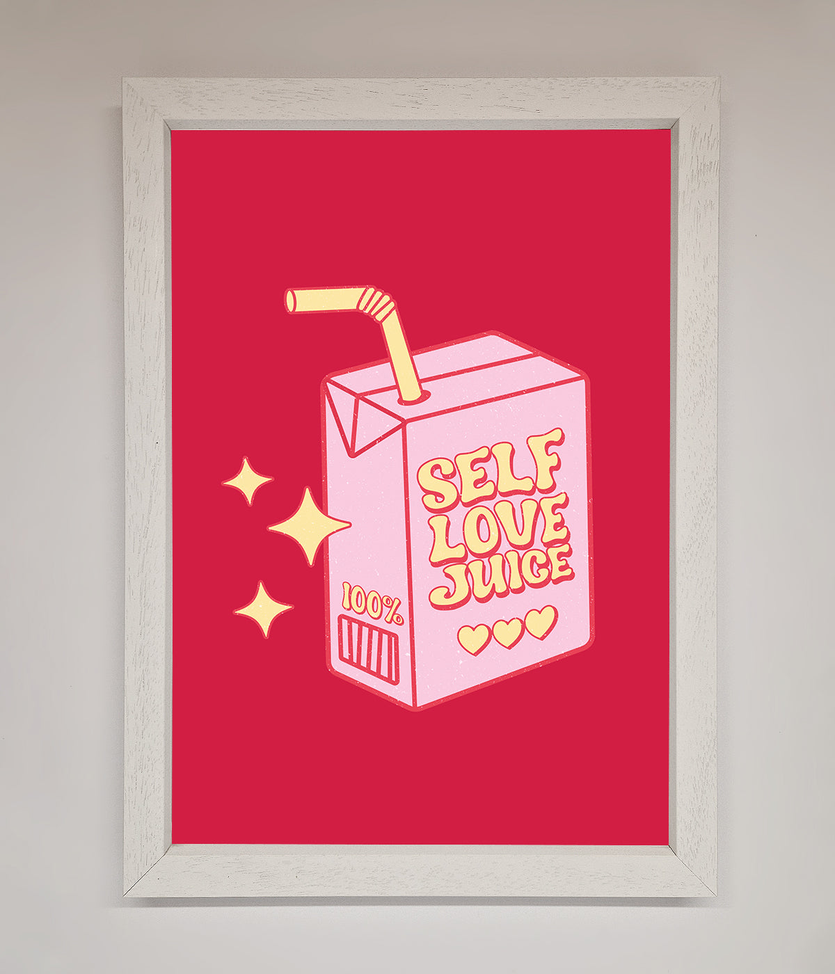 Self Love Juice Framed Poster print