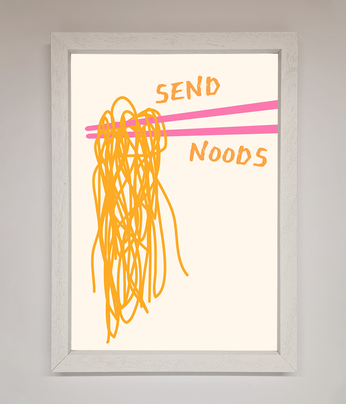 Send Noods Framed Poster print