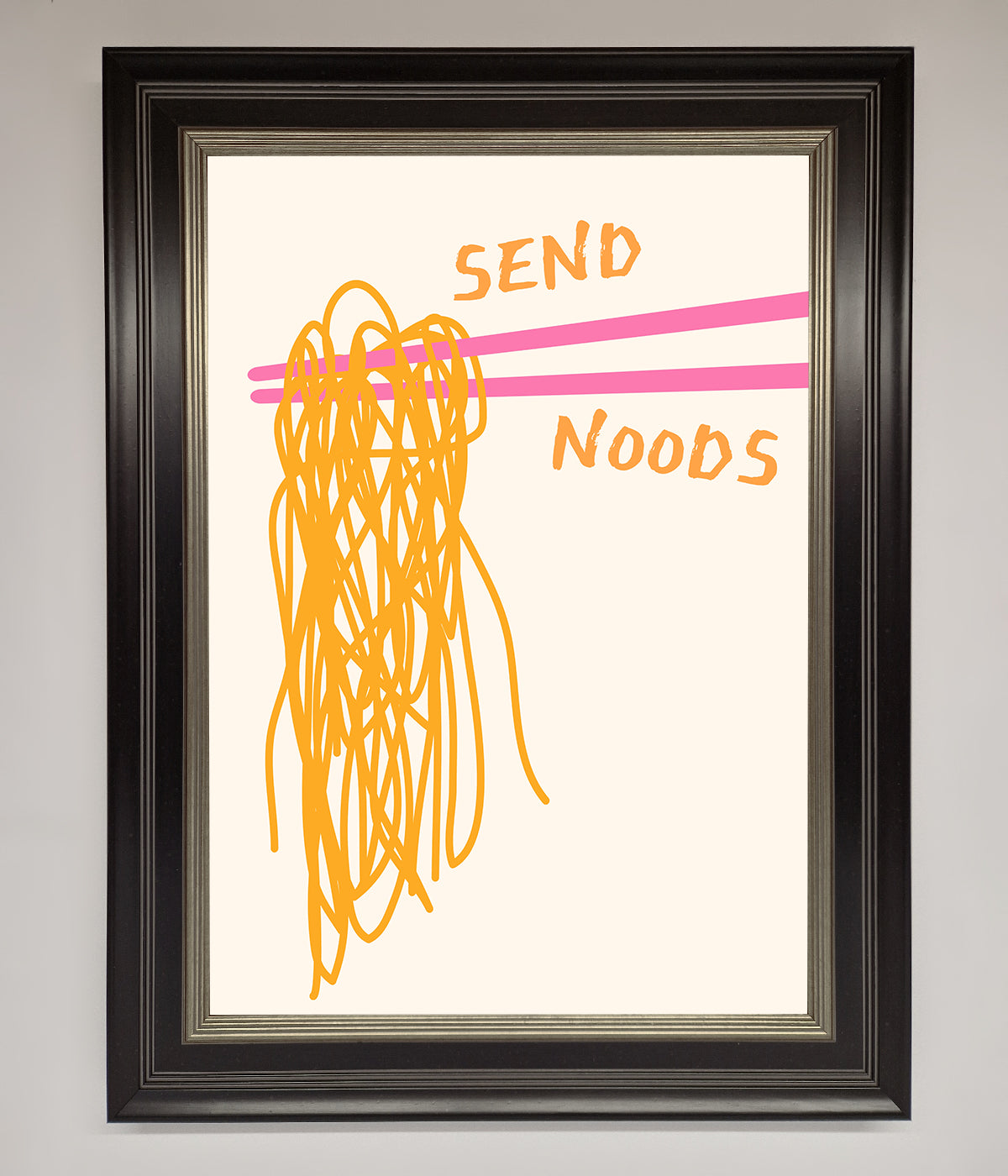 Send Noods Framed Poster print