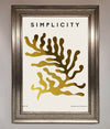 Simplicity Plant Foil Print print