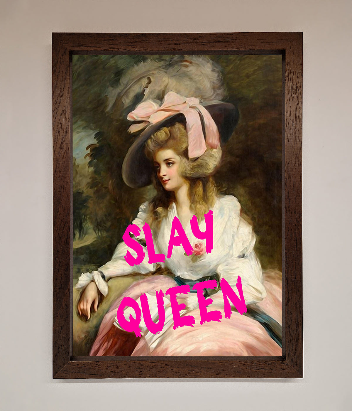 Slay Queen Framed Poster print