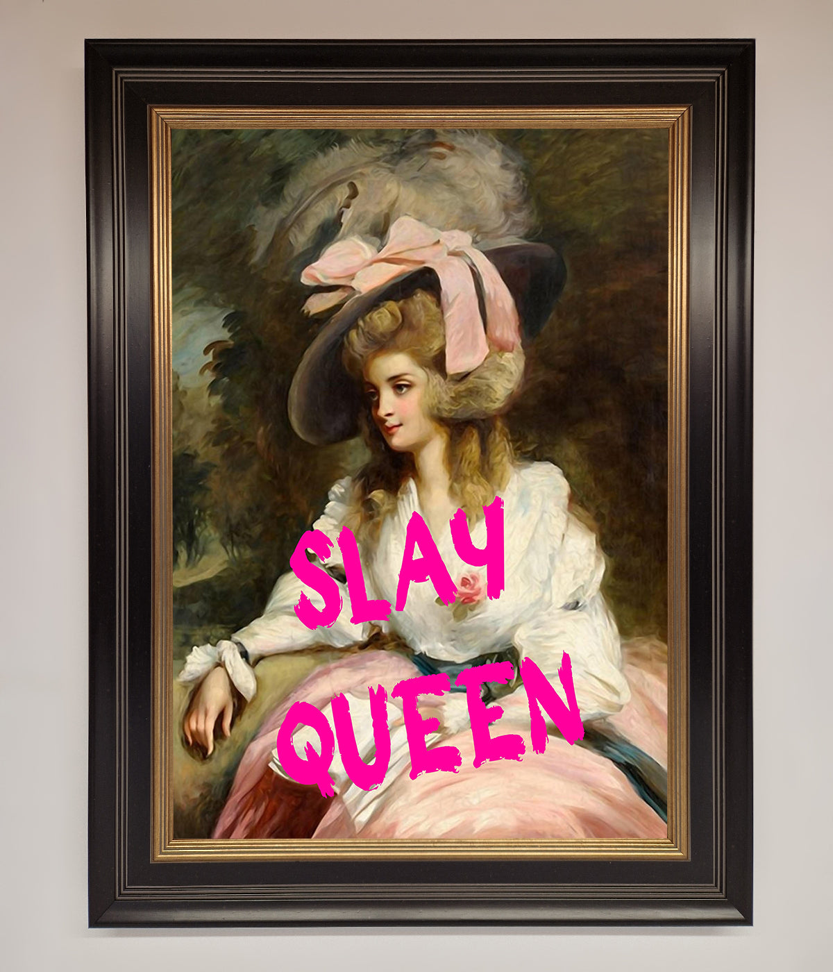 Slay Queen Framed Poster print