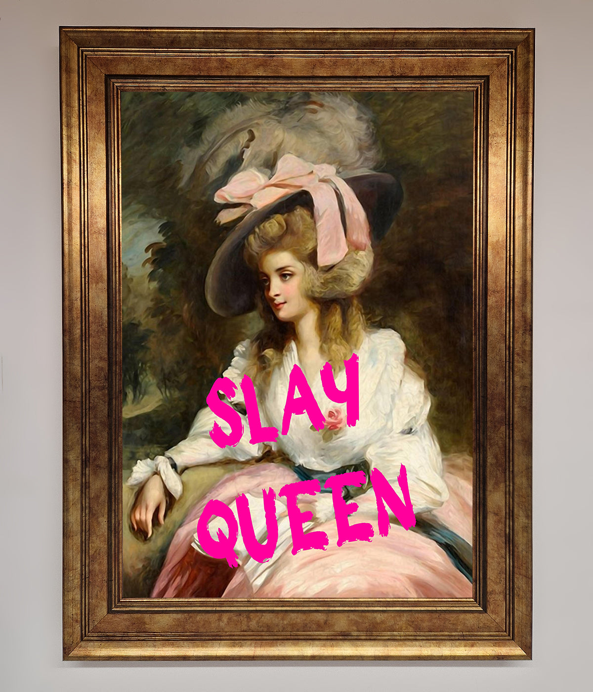 Slay Queen Framed Poster print