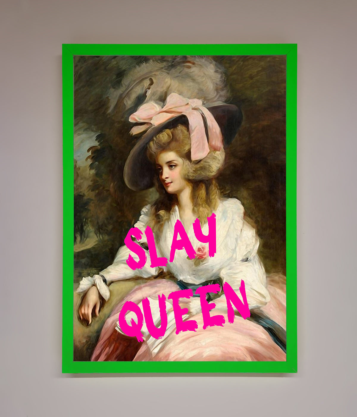 Slay Queen Framed Poster print