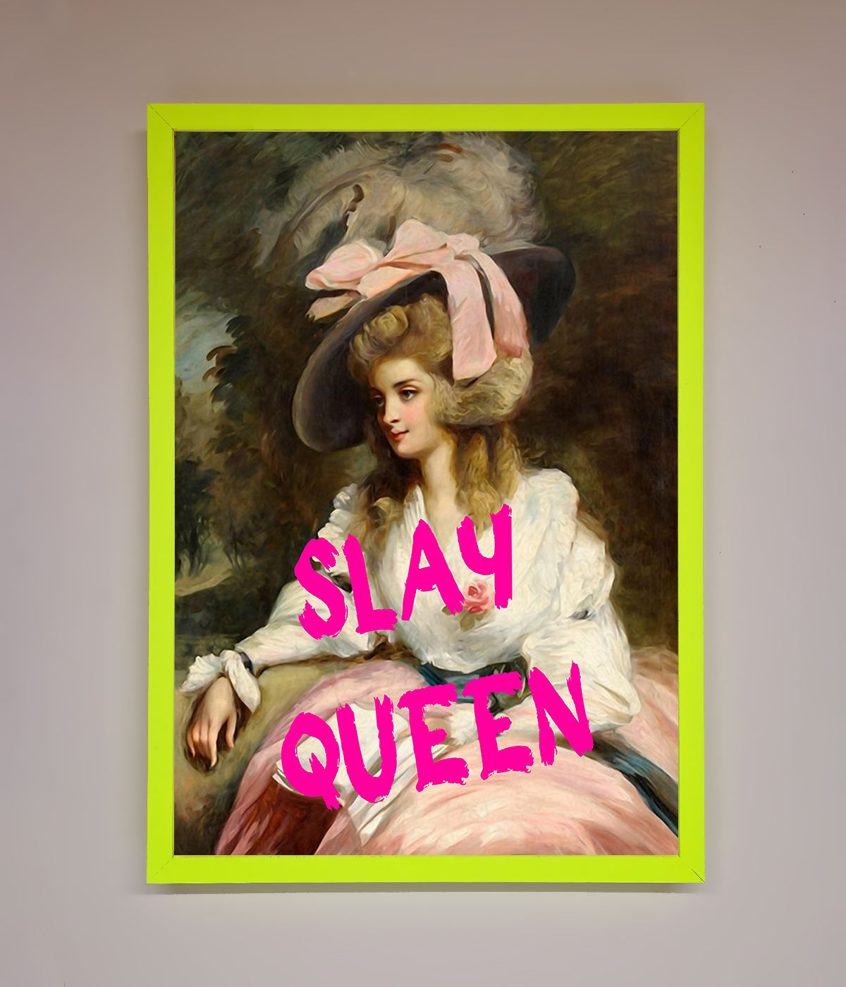 Slay Queen Framed Poster print