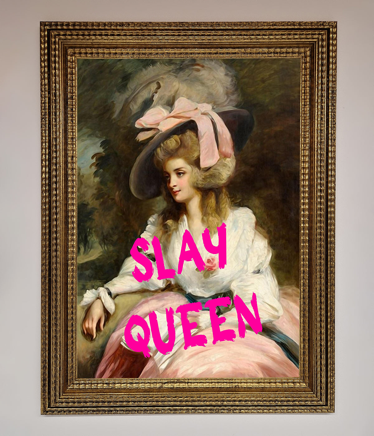 Slay Queen Framed Poster print