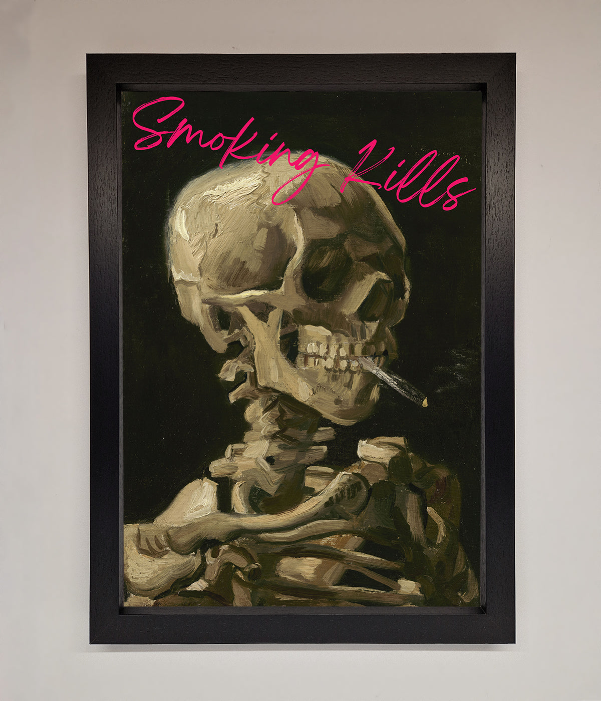 Smoking Kills Framed Wall Art print