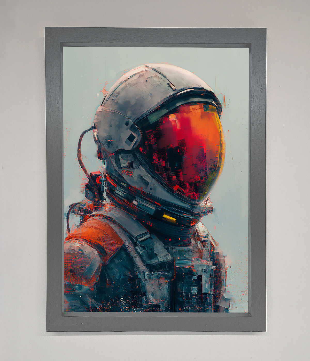 Space Man Framed Wall Art print