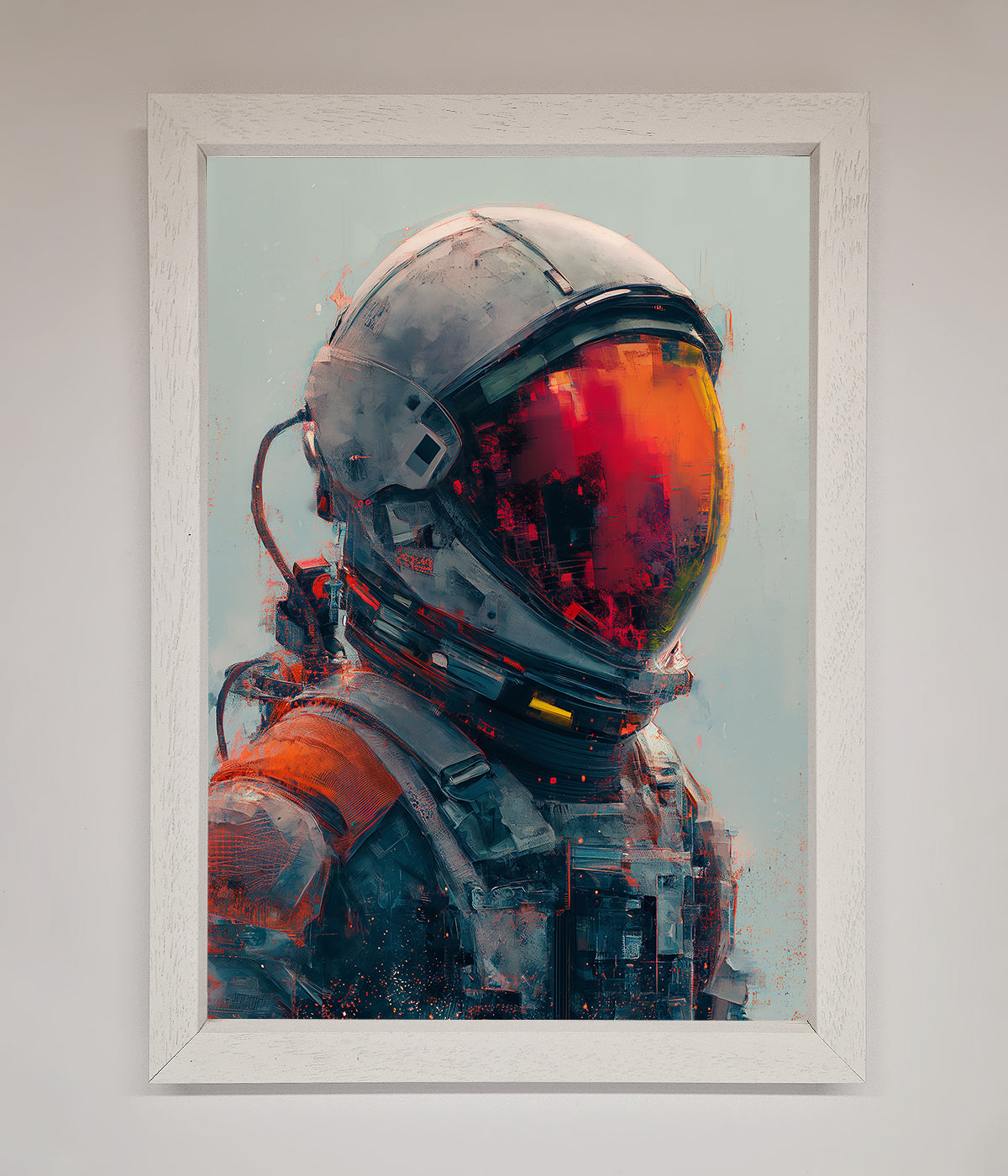 Space Man Framed Wall Art print