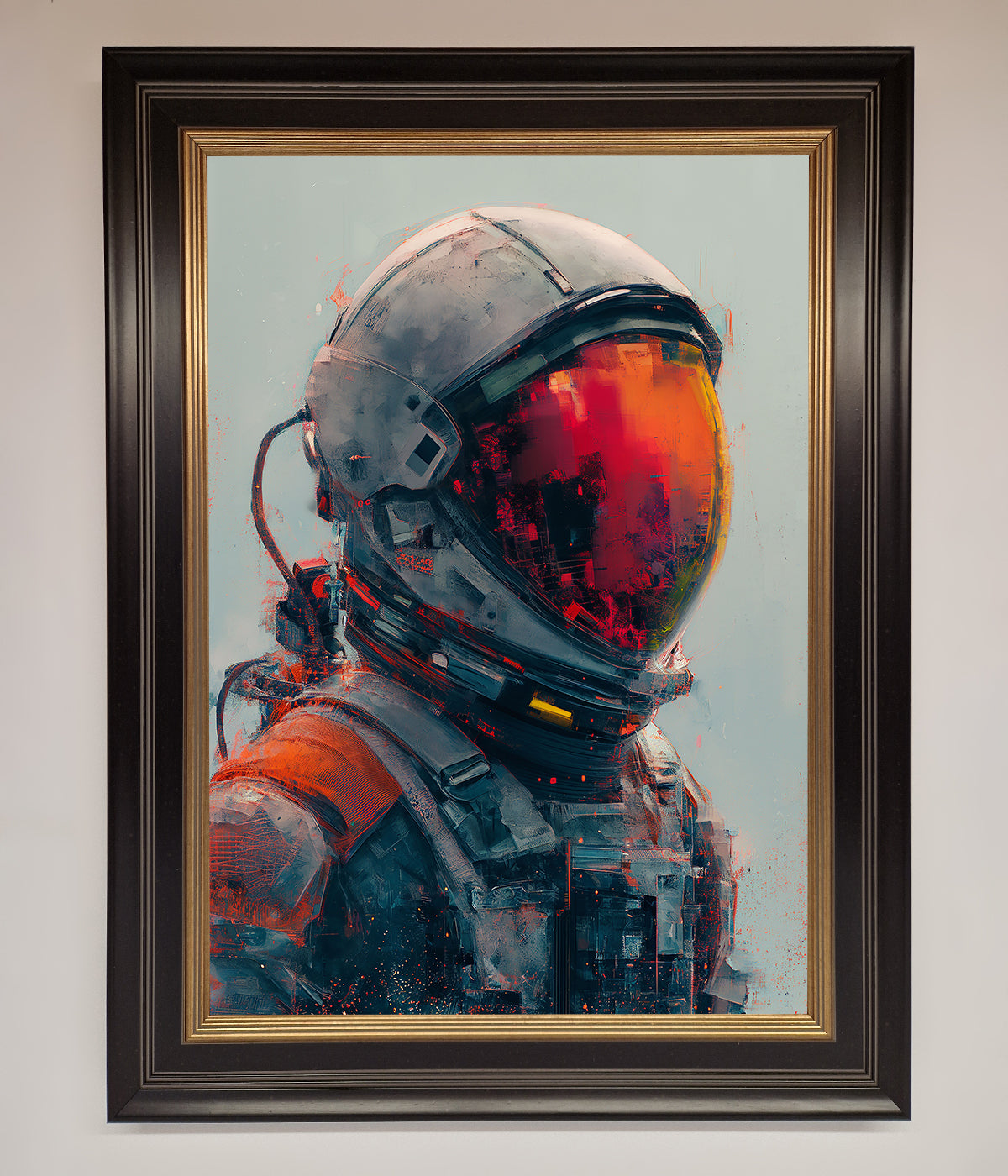 Space Man Framed Wall Art print