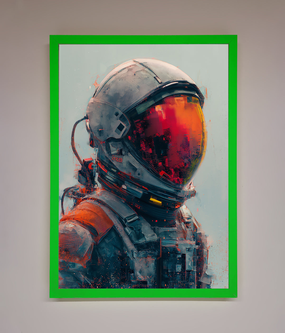 Space Man Framed Wall Art print