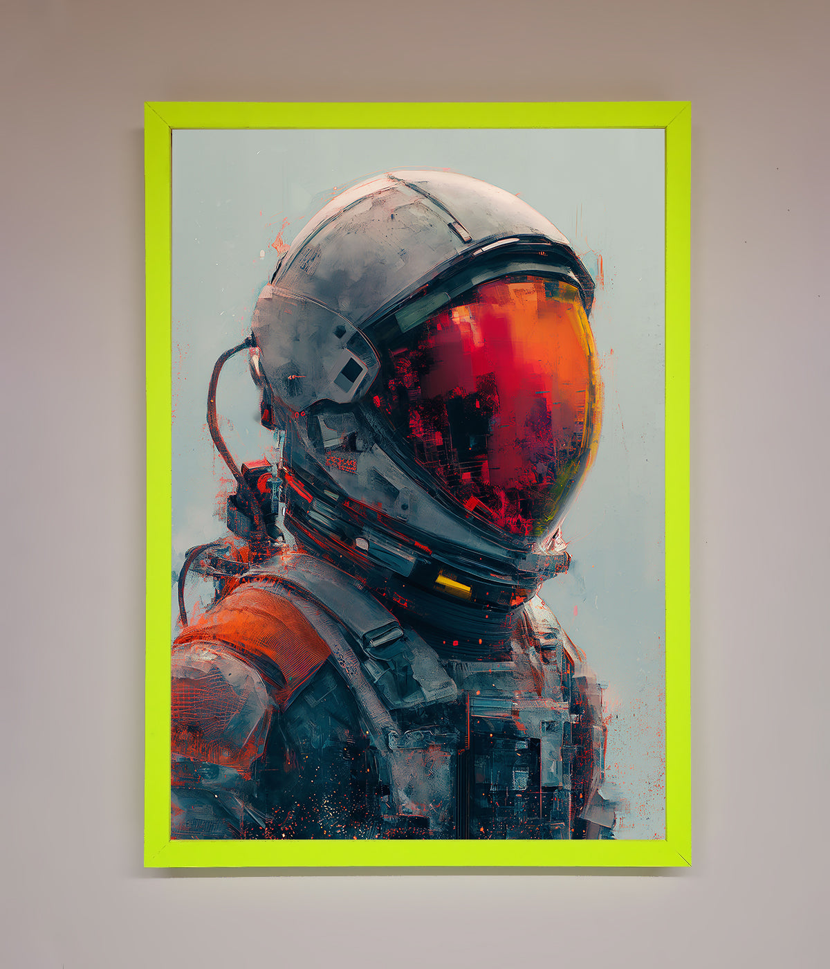 Space Man Framed Wall Art print