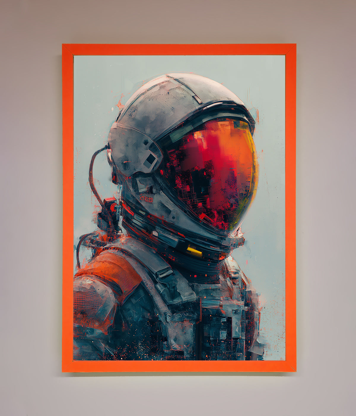 Space Man Framed Wall Art print