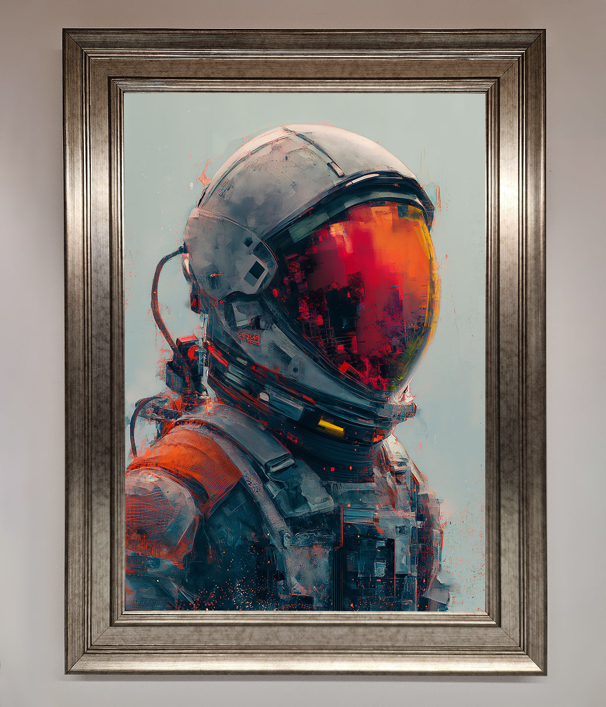 Space Man Framed Wall Art print