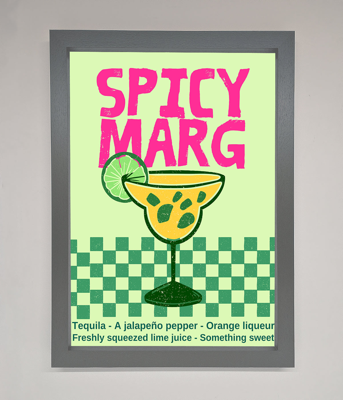 Spicy Marg Framed Poster print