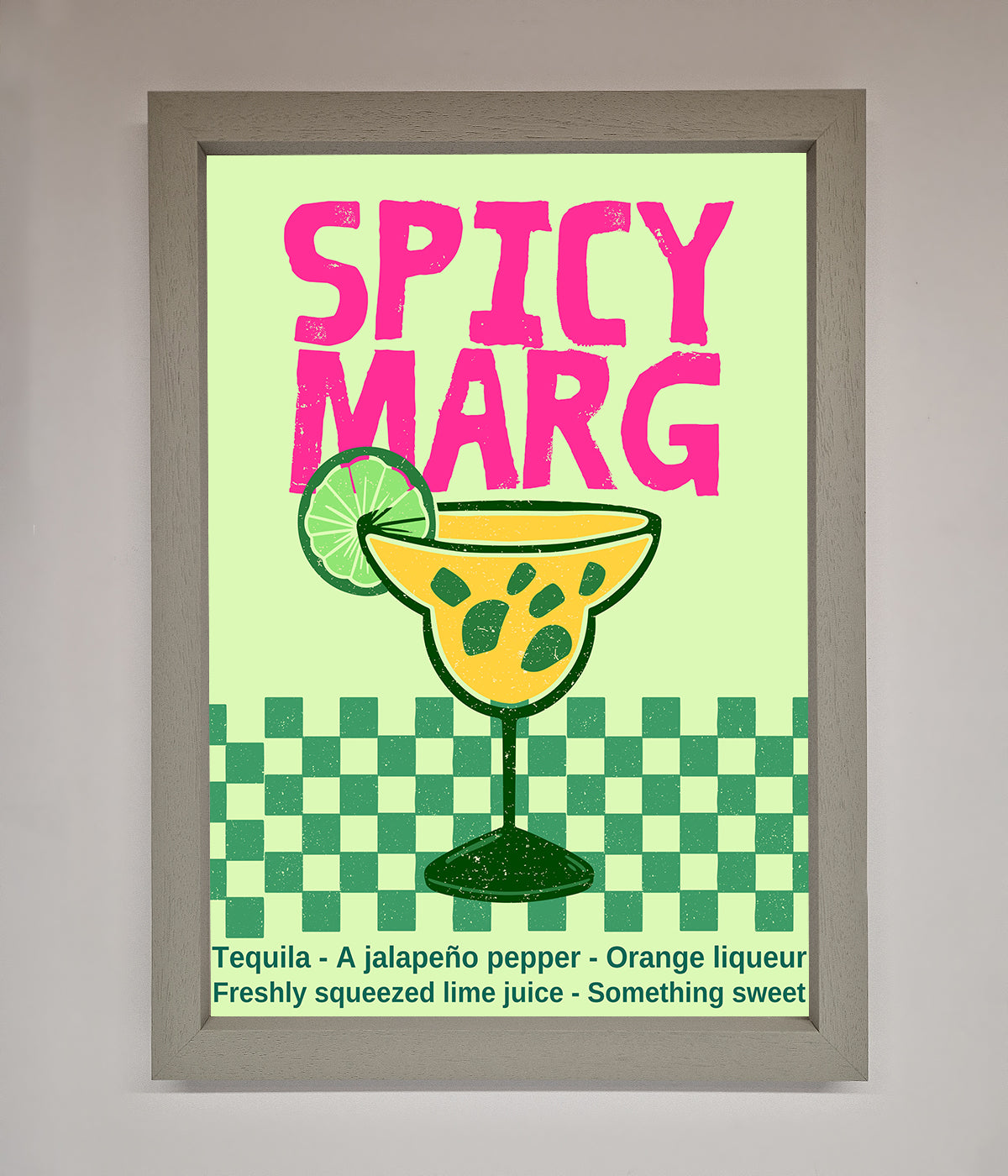 Spicy Marg Framed Poster print