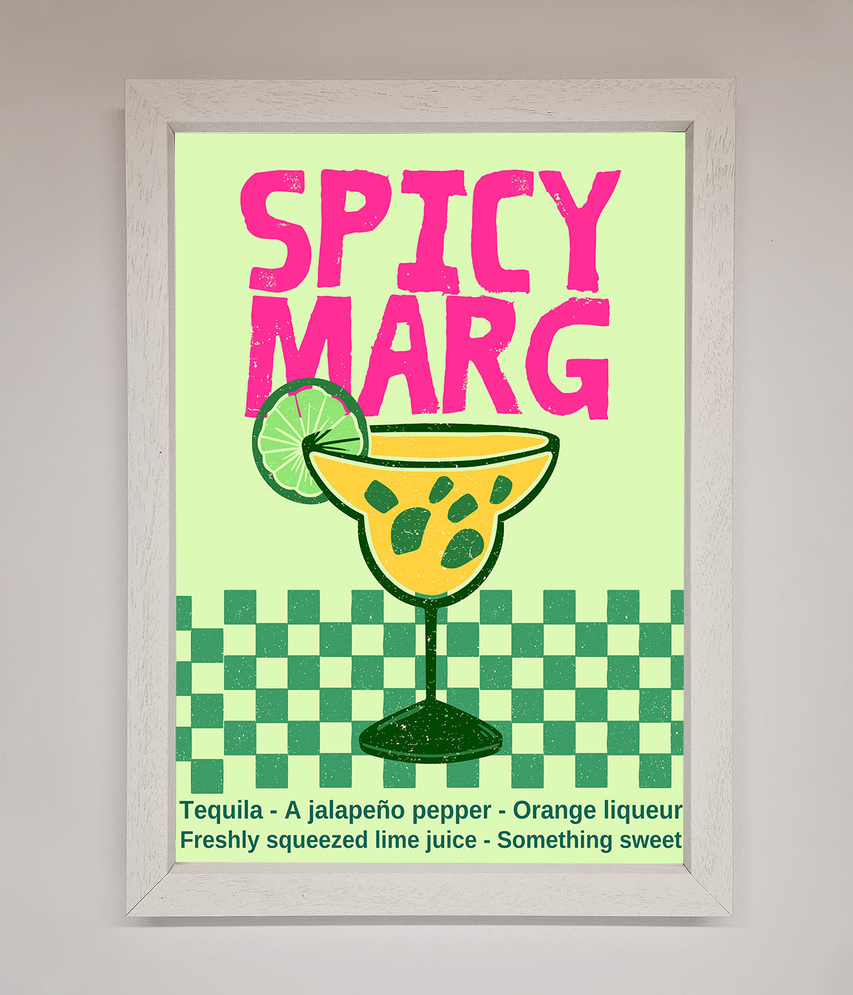 Spicy Marg Framed Poster print