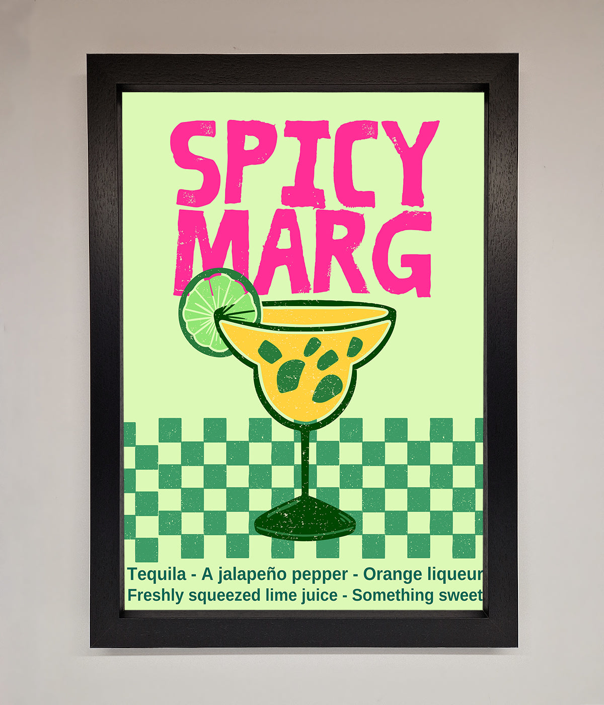 Spicy Marg Framed Poster print