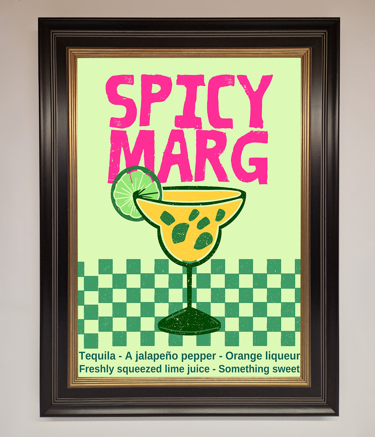 Spicy Marg Framed Poster print