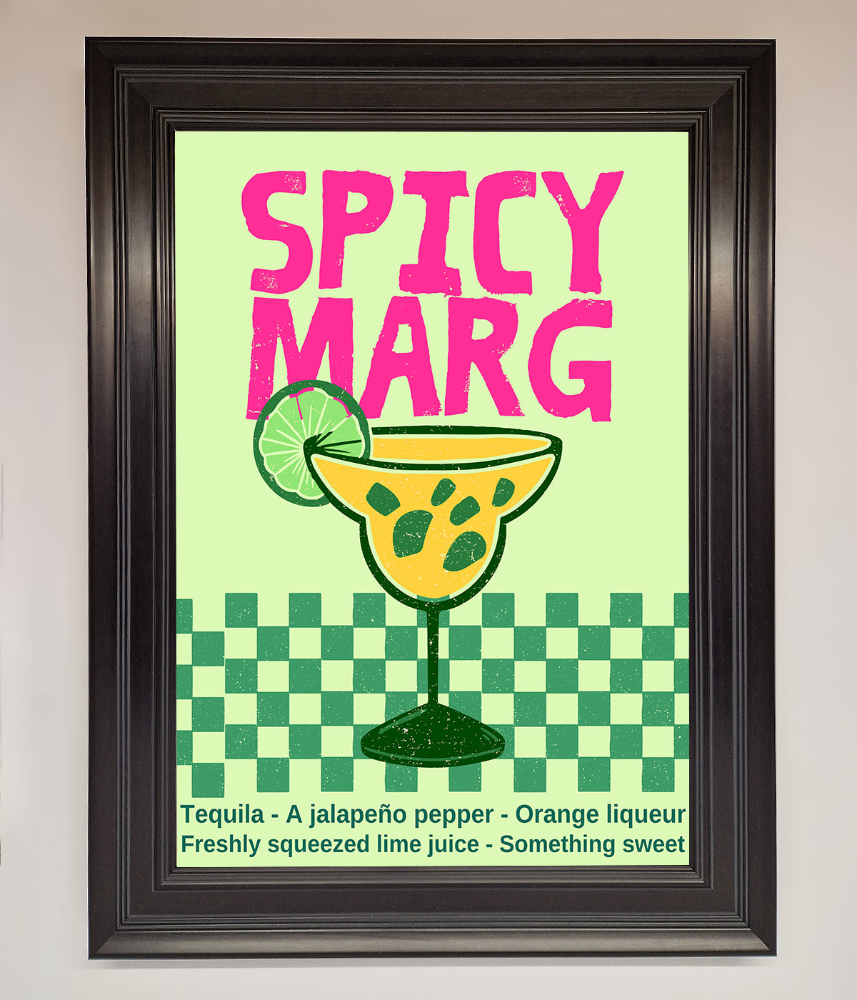 Spicy Marg Framed Poster print