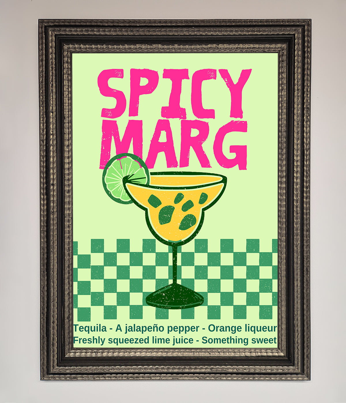 Spicy Marg Framed Poster print