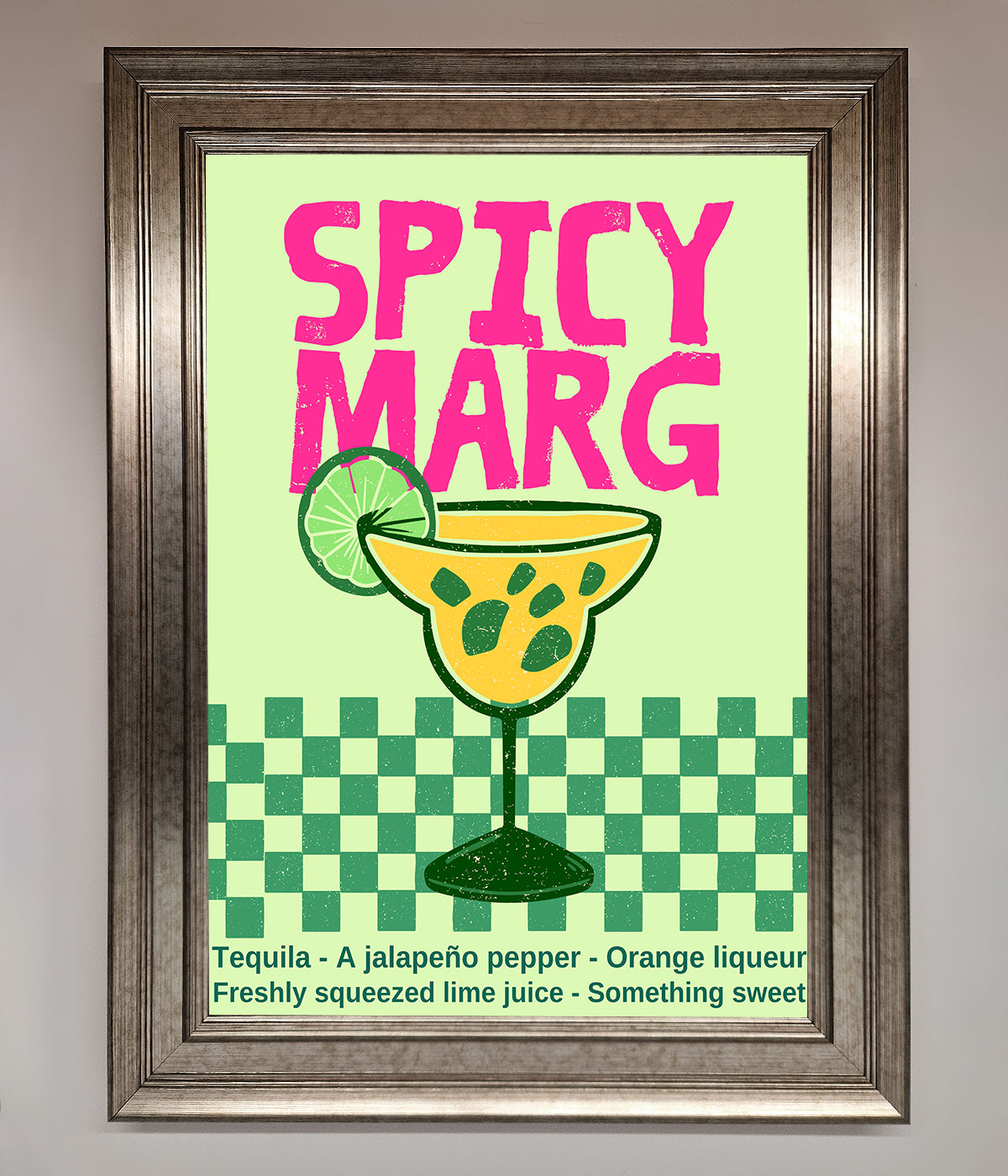 Spicy Marg Framed Poster print