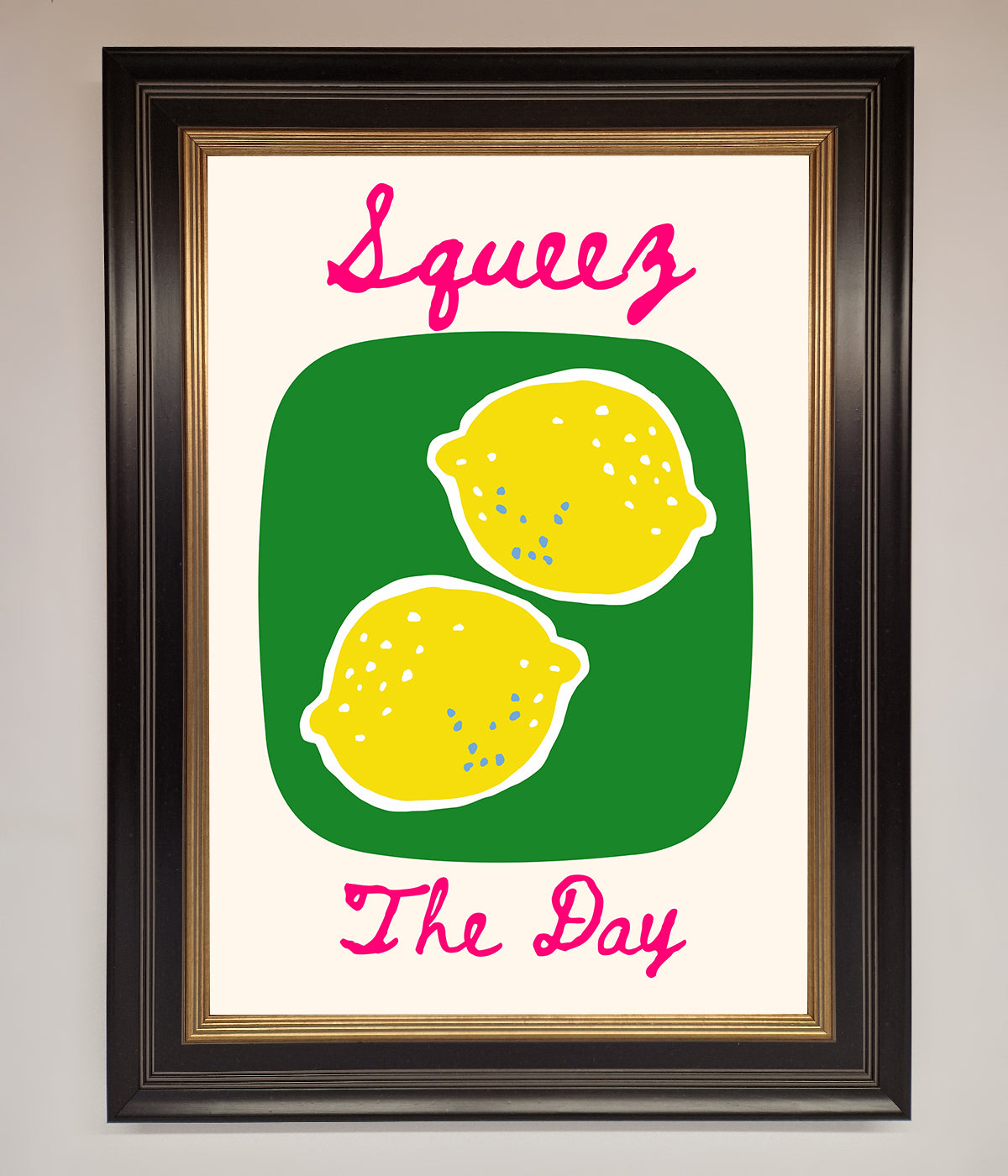 Squeeze The Day Framed Poster print