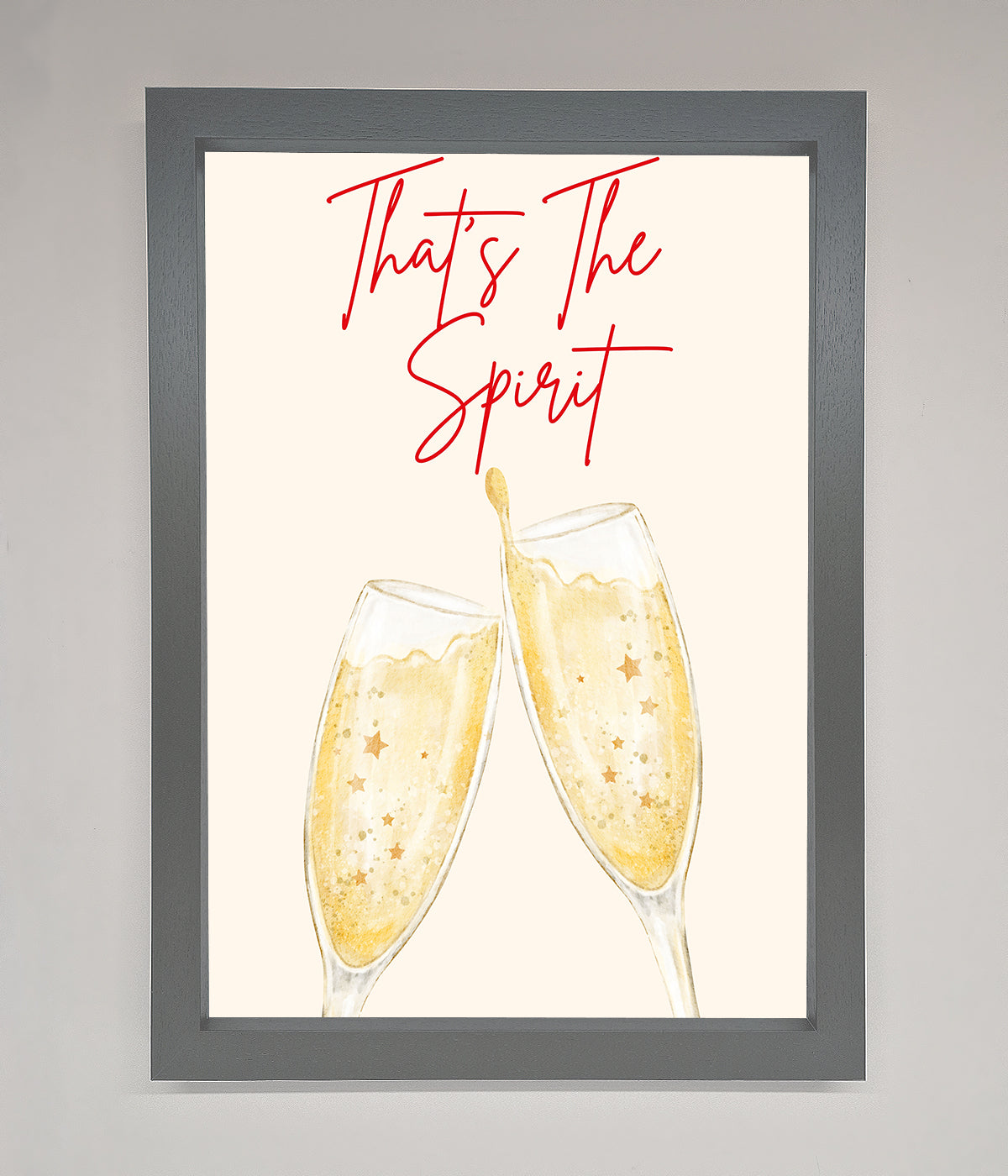 Thats The Spirit Framed Wall Art print