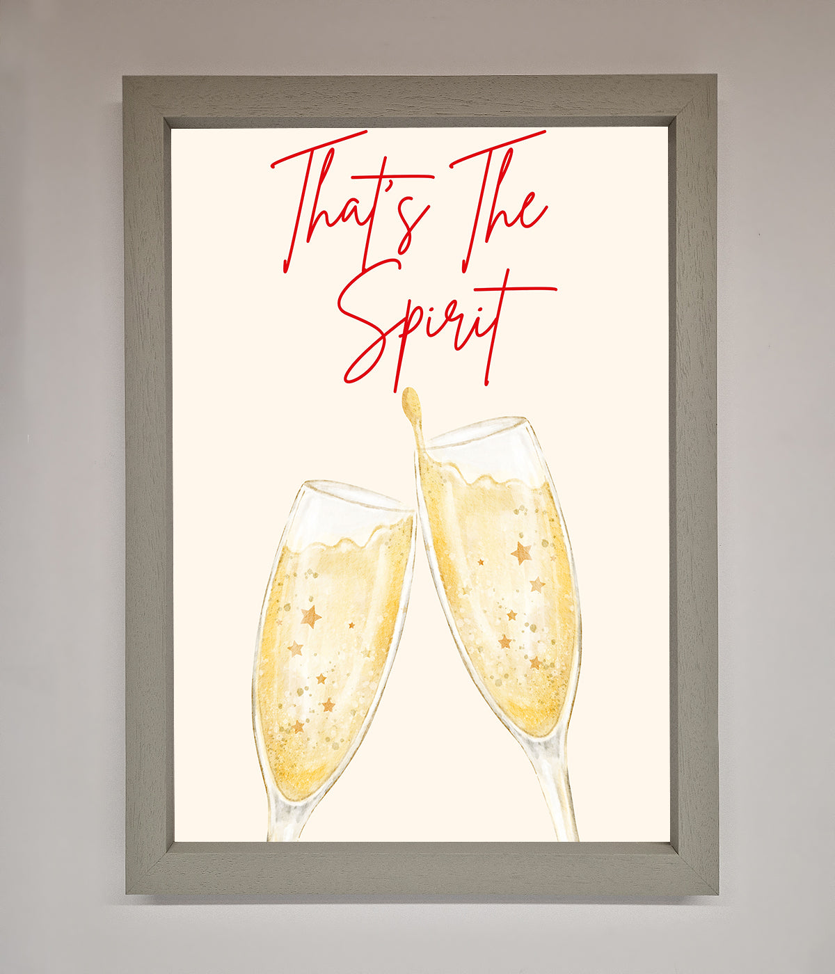 Thats The Spirit Framed Wall Art print