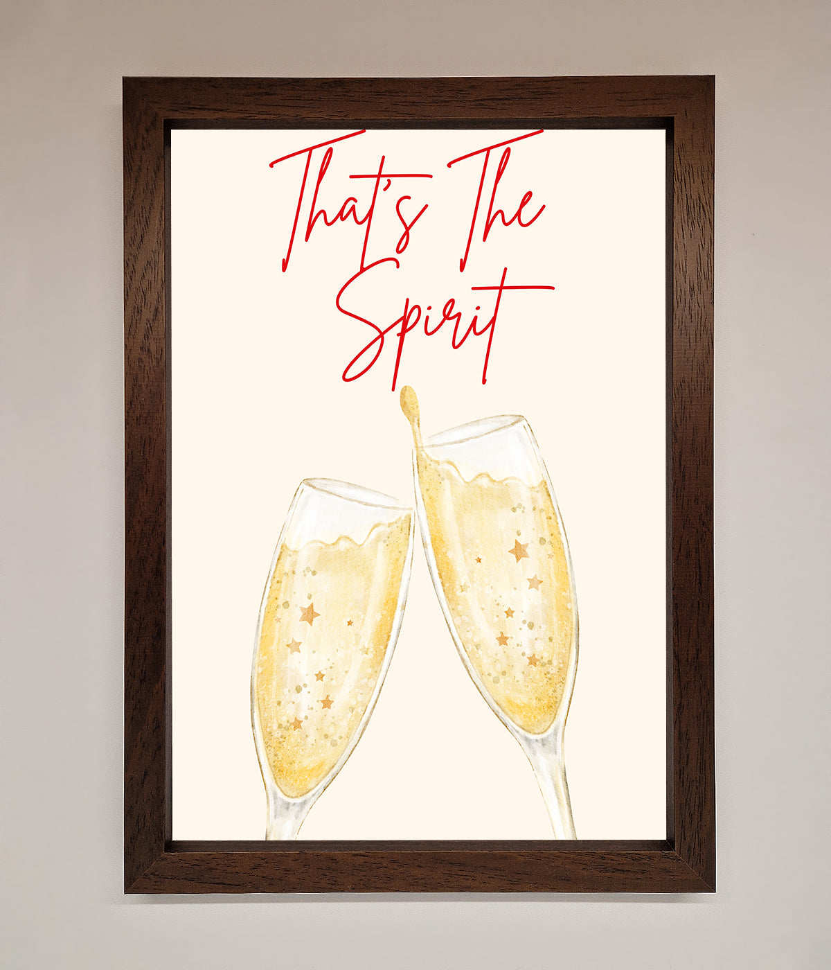 Thats The Spirit Framed Wall Art print