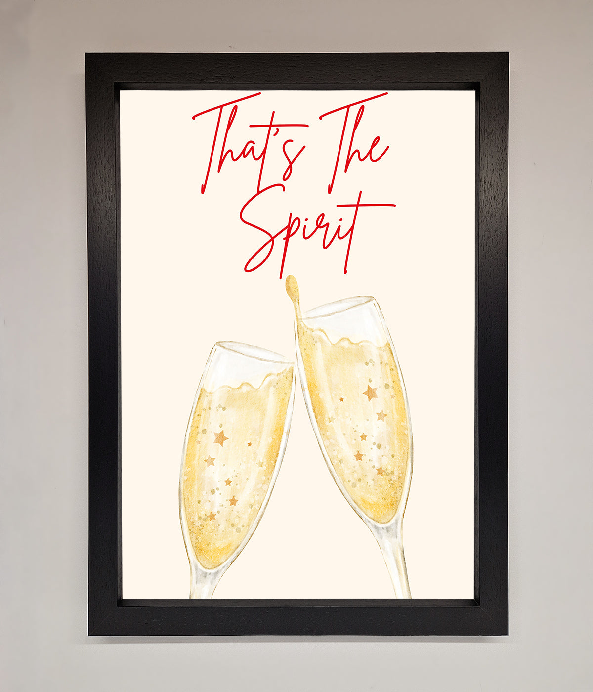 Thats The Spirit Framed Wall Art print