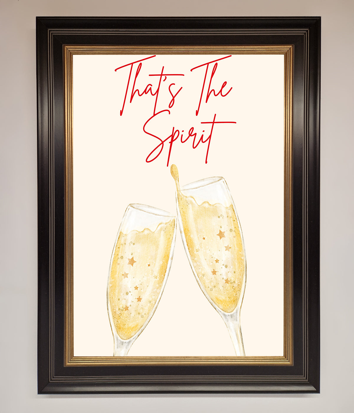 Thats The Spirit Framed Wall Art print