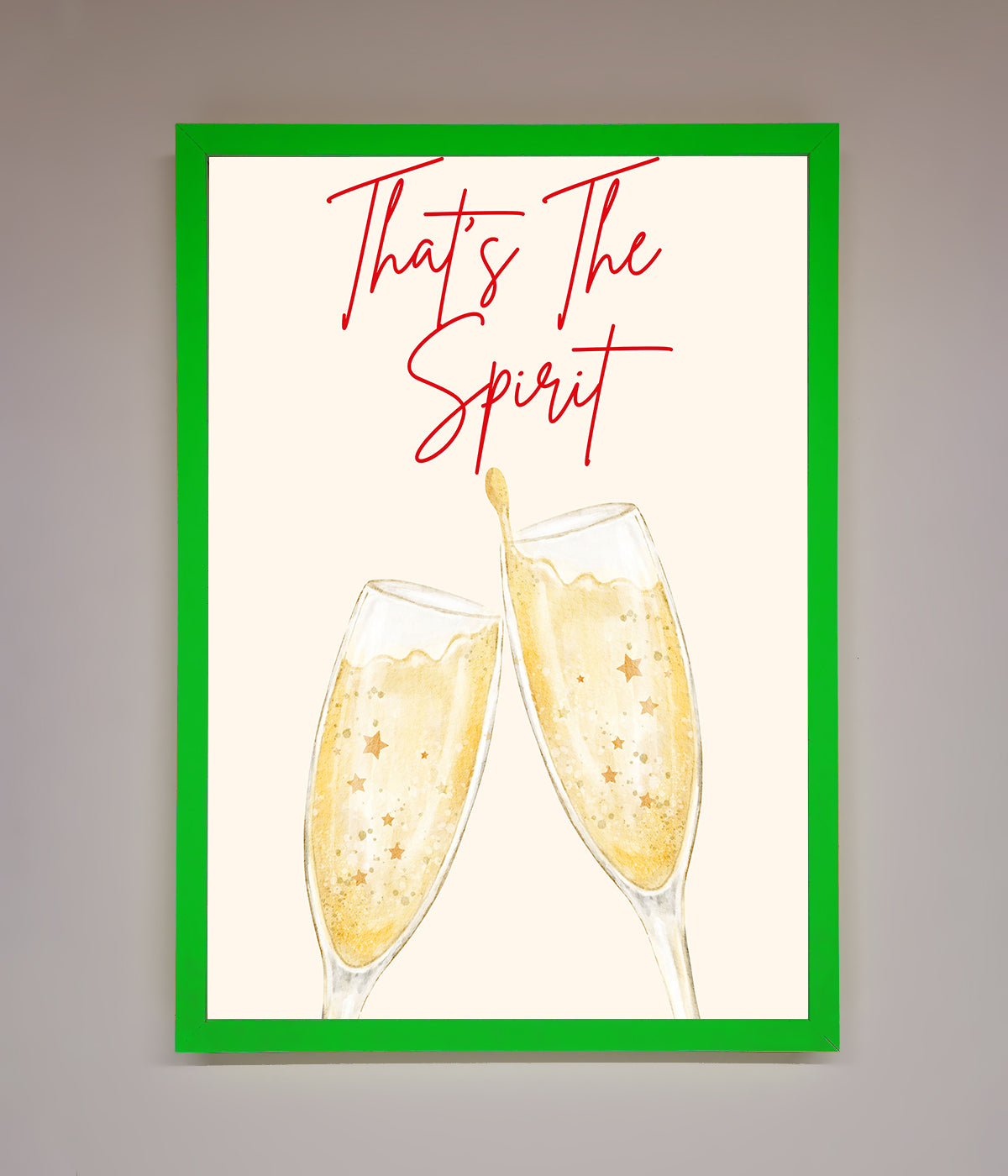 Thats The Spirit Framed Wall Art print