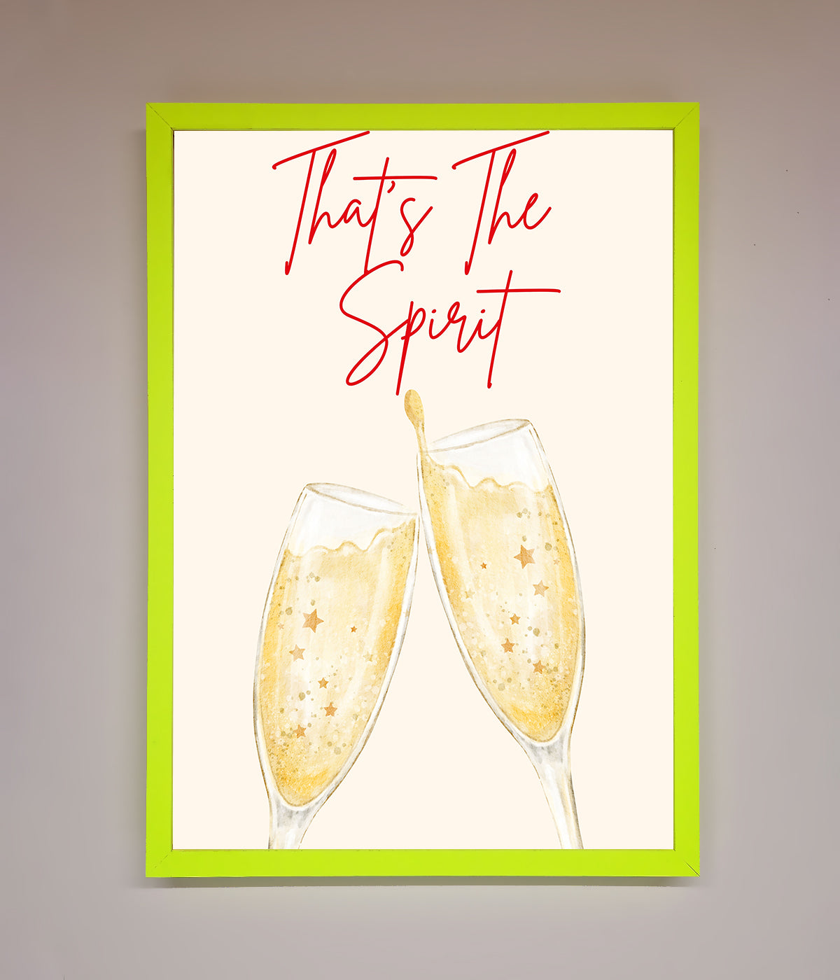 Thats The Spirit Framed Wall Art print