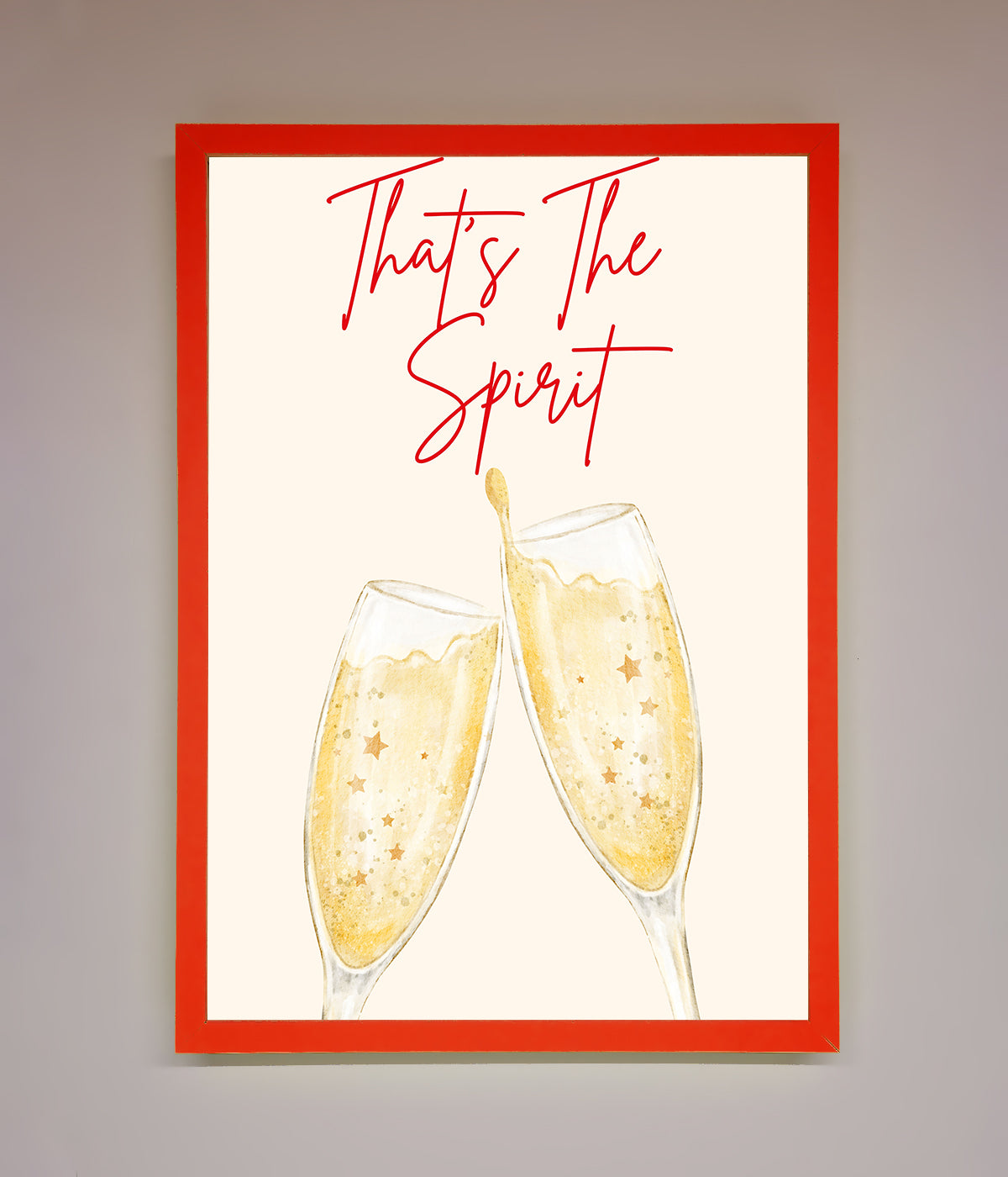 Thats The Spirit Framed Wall Art print