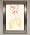 Thats The Spirit Framed Wall Art print