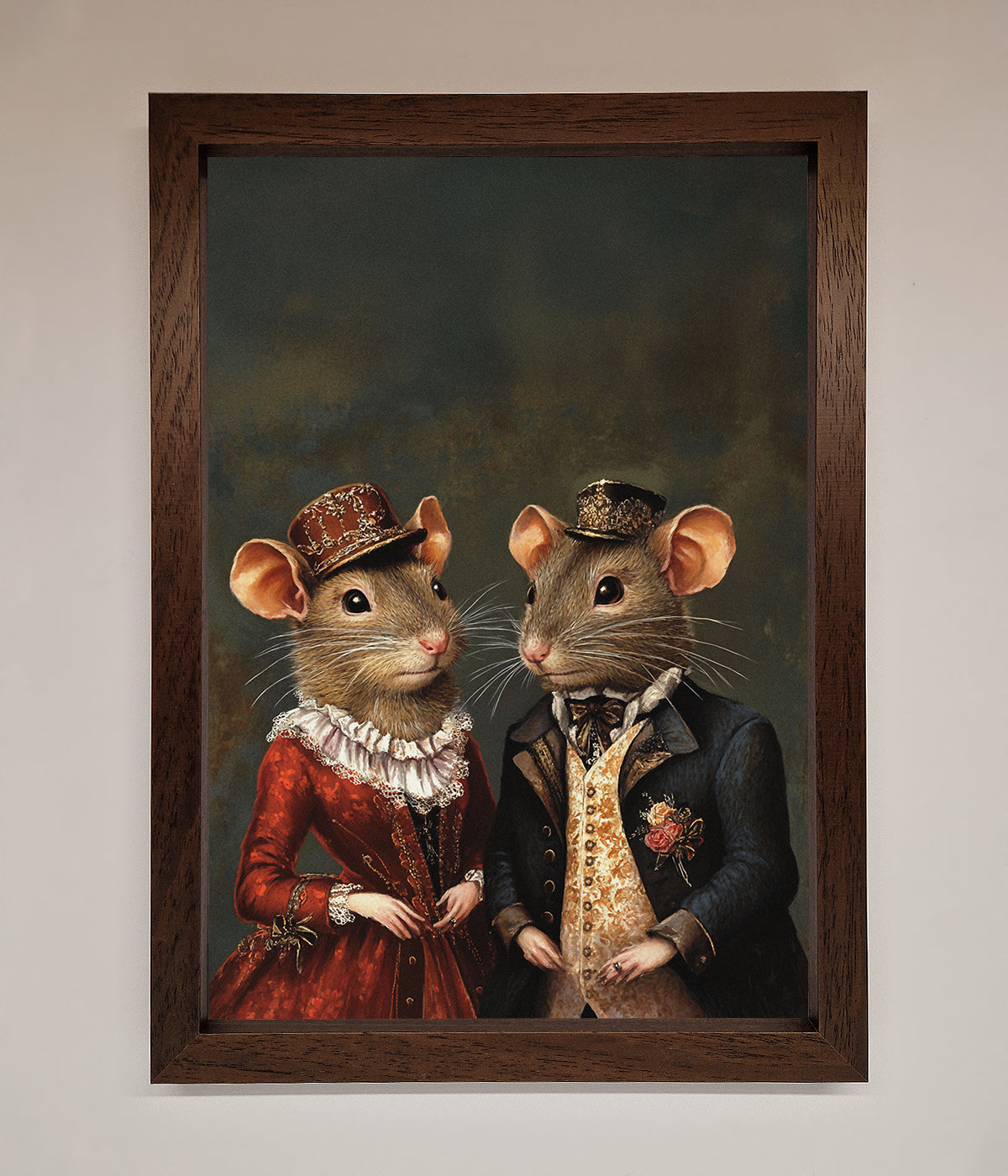 The Victorian Mice Framed Poster print