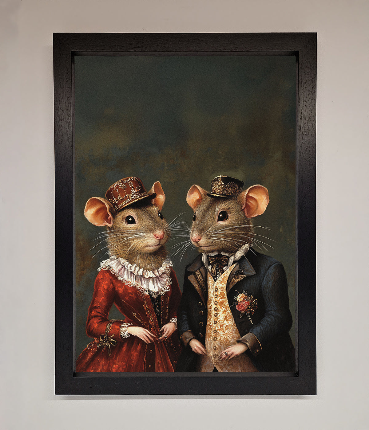 The Victorian Mice Framed Poster print