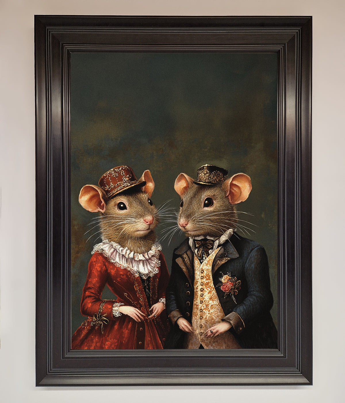 The Victorian Mice Framed Poster print