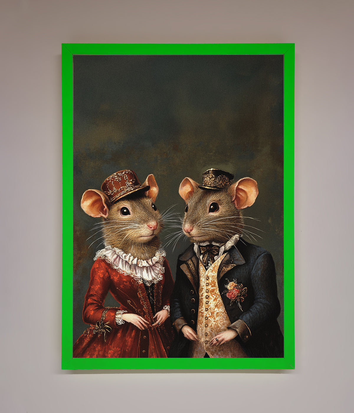 The Victorian Mice Framed Poster print