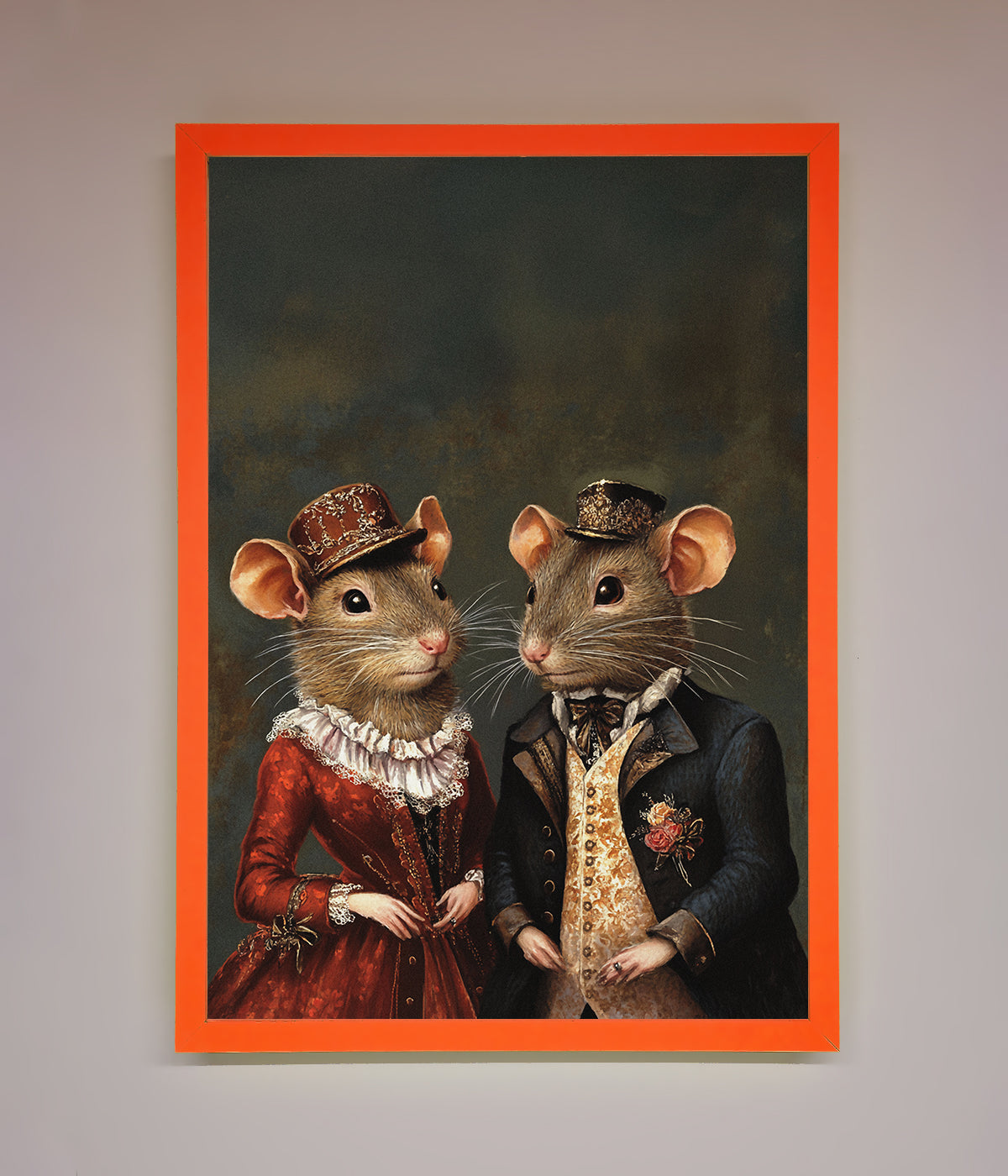 The Victorian Mice Framed Poster print