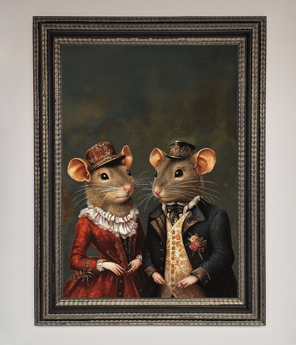 The Victorian Mice Framed Poster print